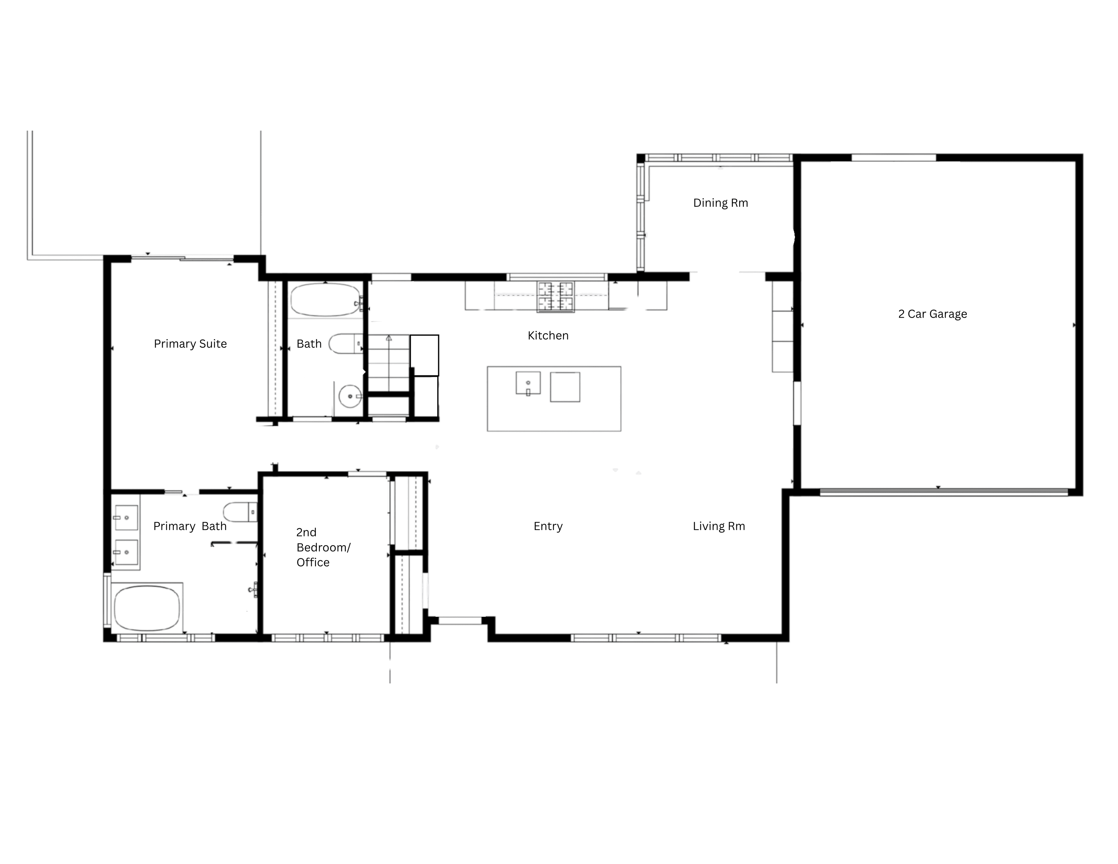 Upper floor plan